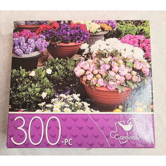 Set of 3 Complete 300 Piece Puzzles Flower Shop Surfboards Black Beauty Carousel - Picture 3 of 4